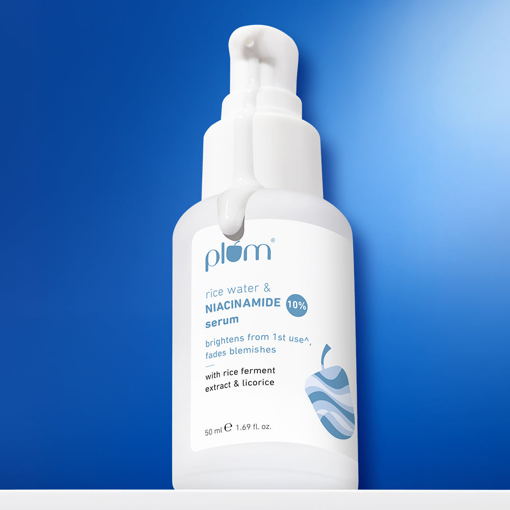 Plum 10% Niacinamide & Rice Water Brightening Face Serum