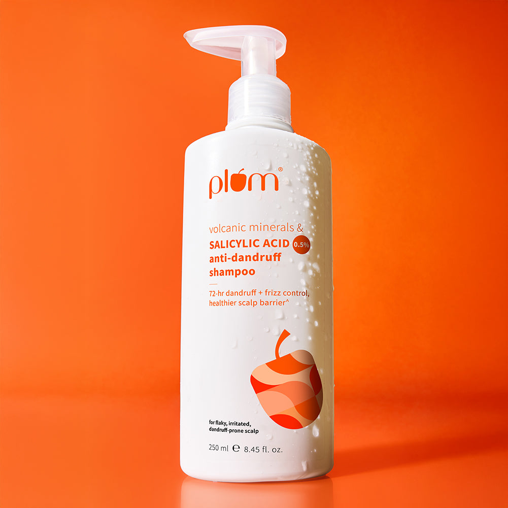 Plum Anti-Dandruff Shampoo with Volcanic Minerals & 0.5% Salicylic Acid