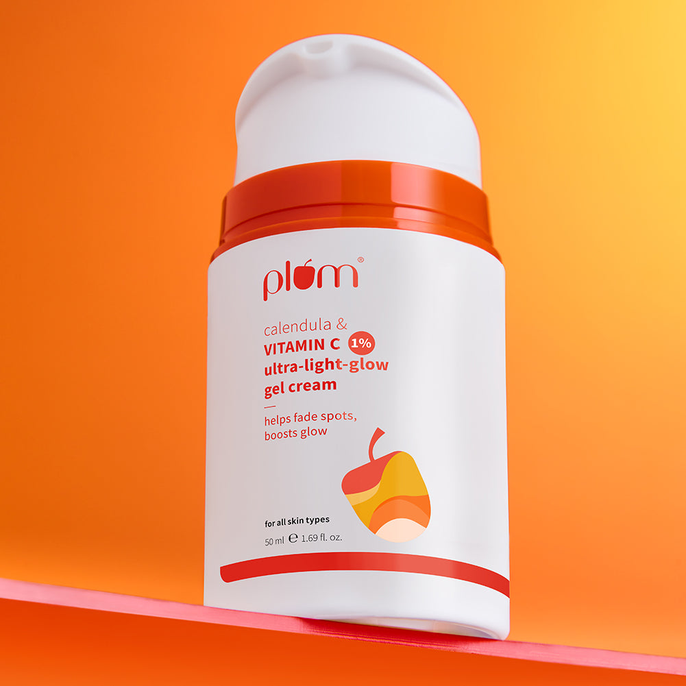 Plum 1% Vitamin C Ultra-Light-Glow Boosting Gel Cream with Alpha Arbutin