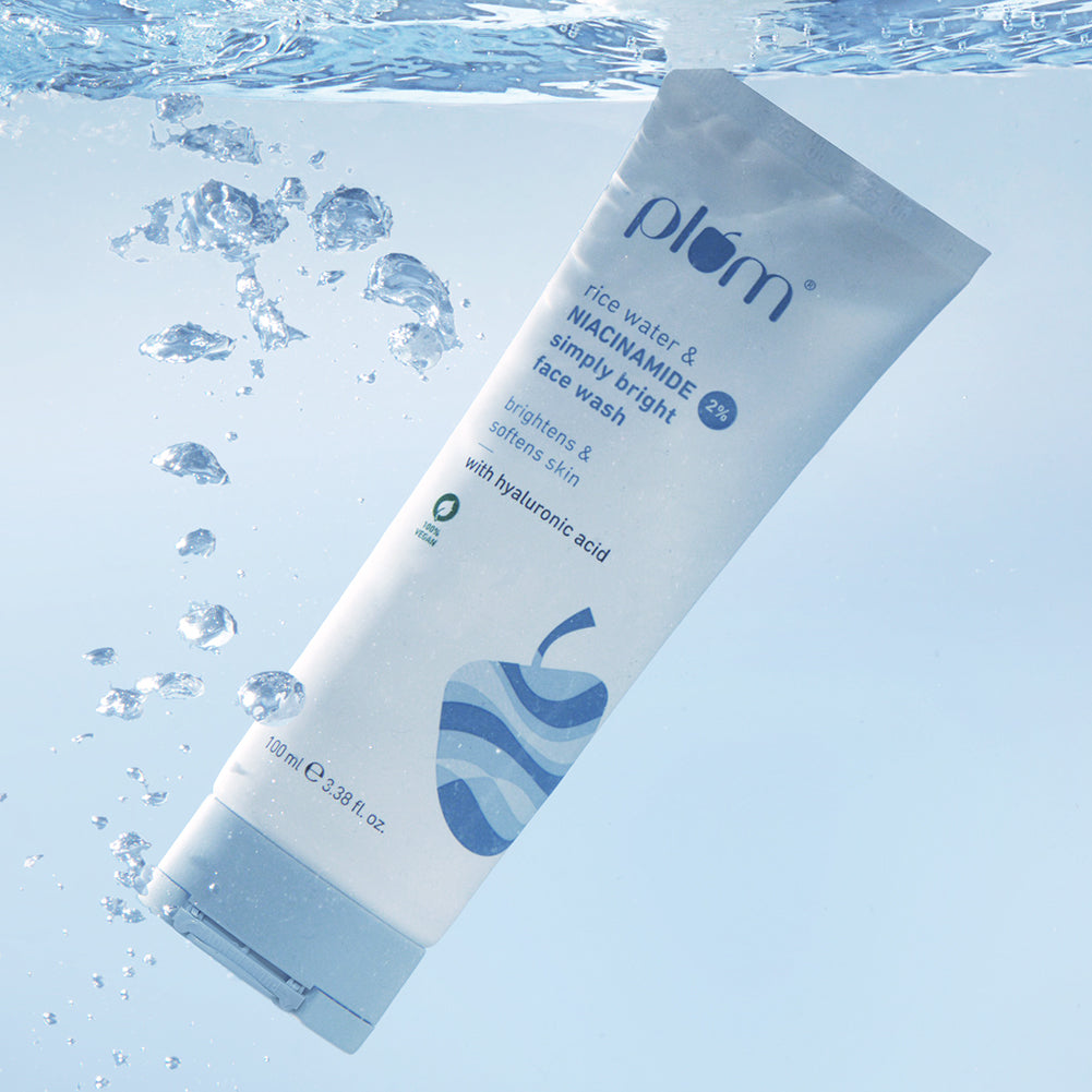 Plum 2% Niacinamide & Rice Water Face Wash