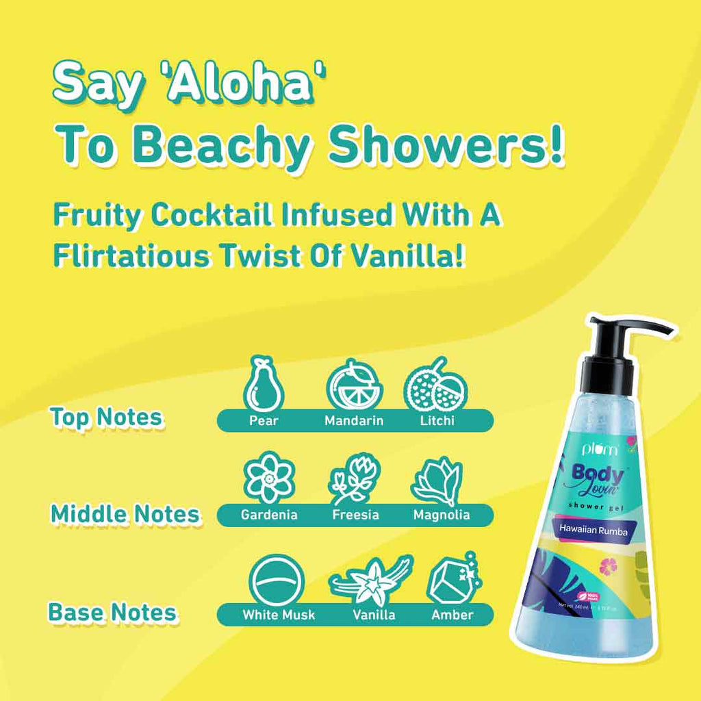 Plum Hawaiian Rumba Shower Gel by Plum BodyLovin'