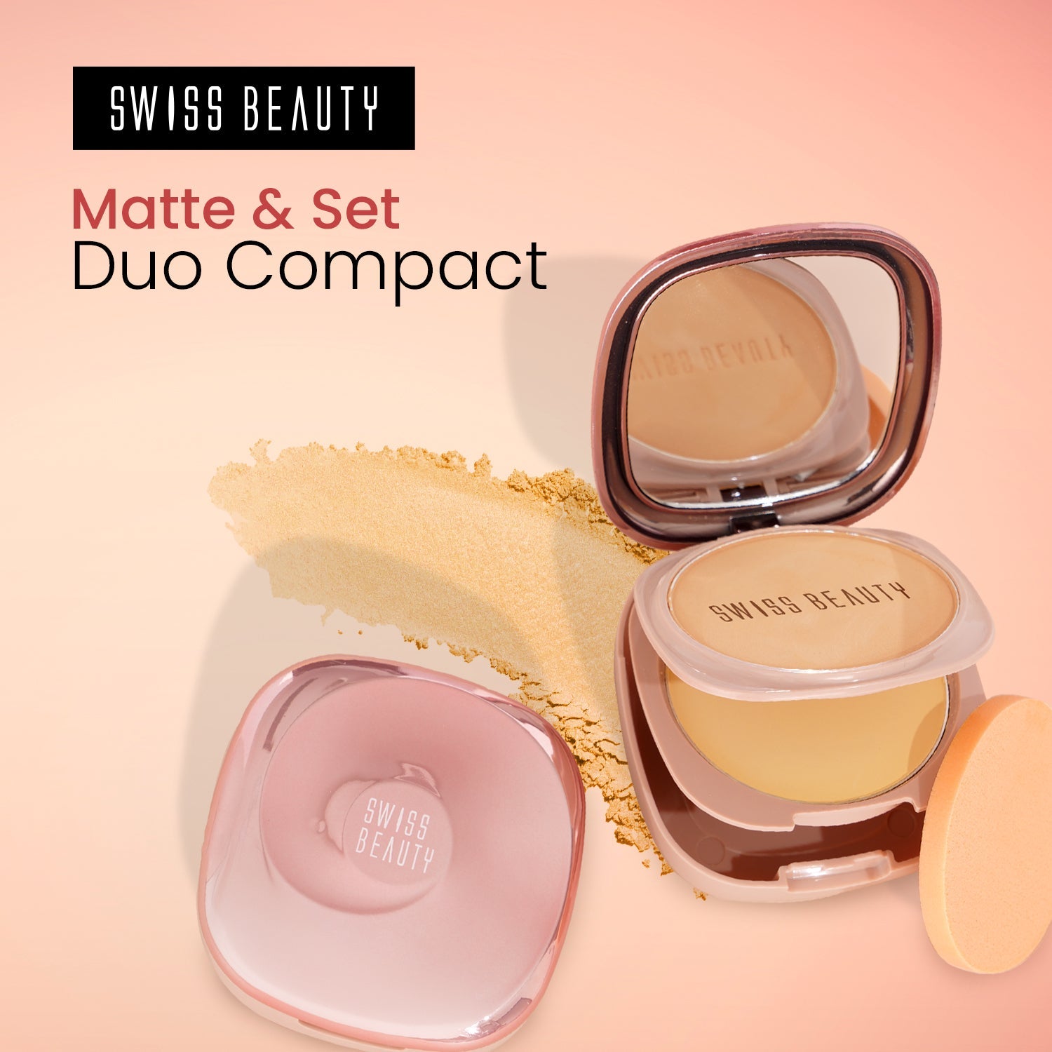 Swiss Beauty Matte & Set Duo Compact