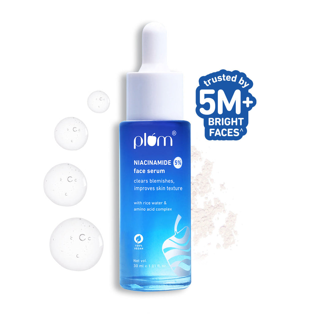 Plum 5% Niacinamide & Rice Water Brightening Face Serum