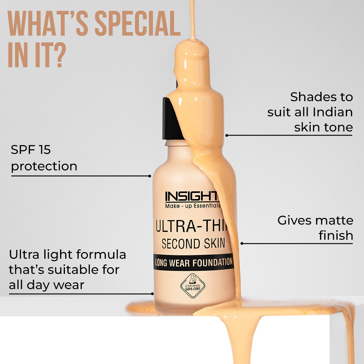 Insight Ultra-Thin Second Skin Long Wear Foundation