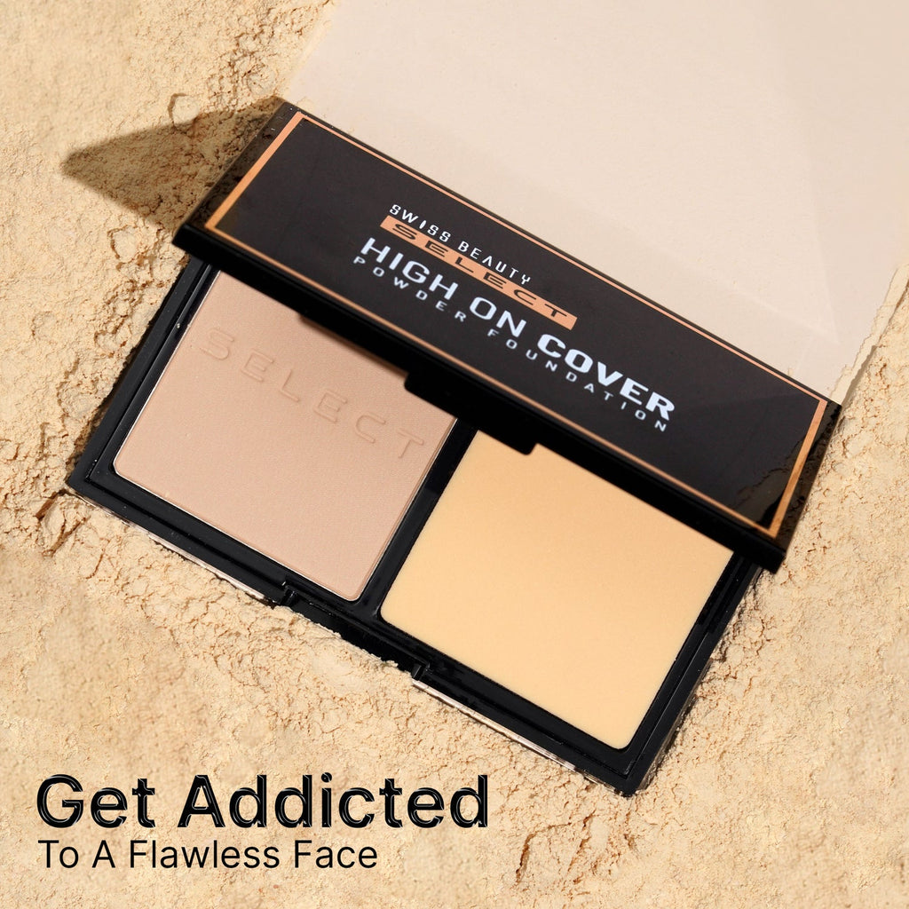 Swiss Beauty Select High On Cover Powder Foundation