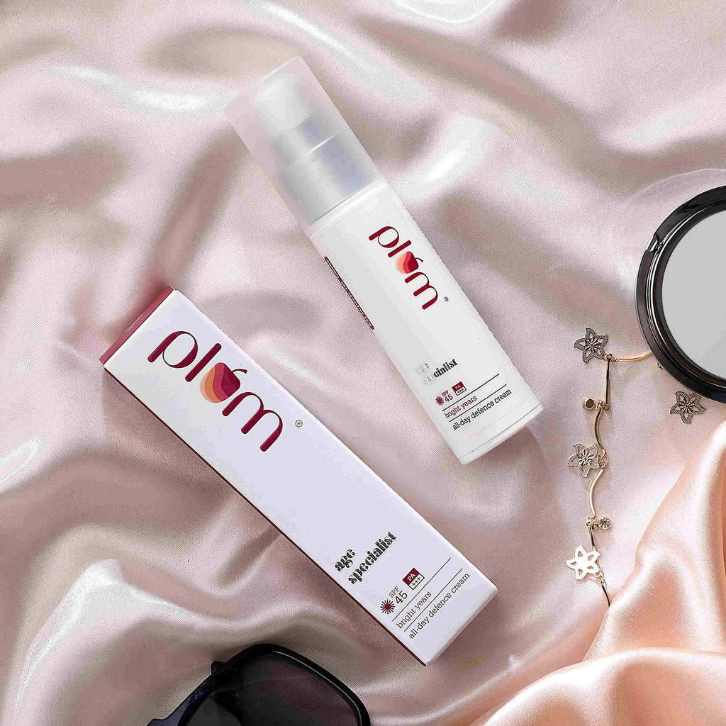 Plum Plum Bright Years All-Day Defence SPF 45 Sunscreen for Mature Skin