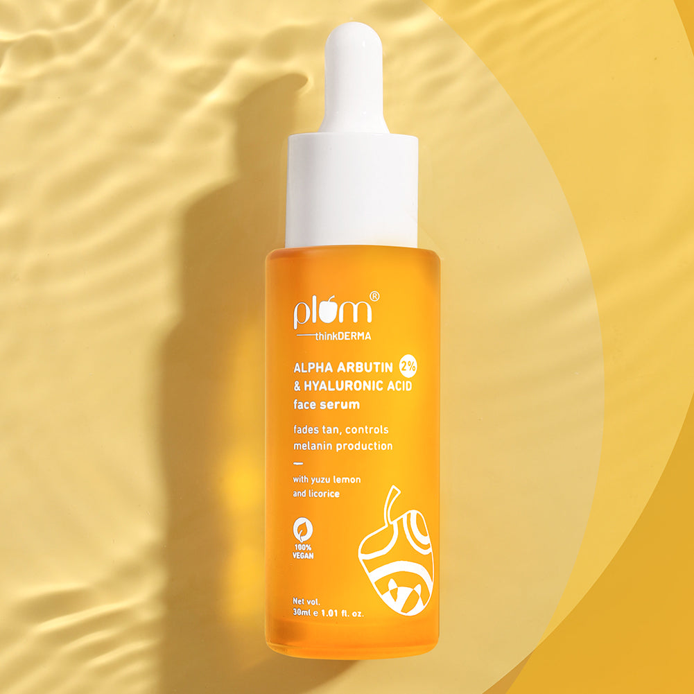 Plum 2% Alpha Arbutin & Hyaluronic Acid Tan Fading Face Serum