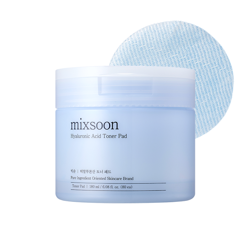 mixsoon Hyaluronic Acid Toner Pad - 180ml/80ea