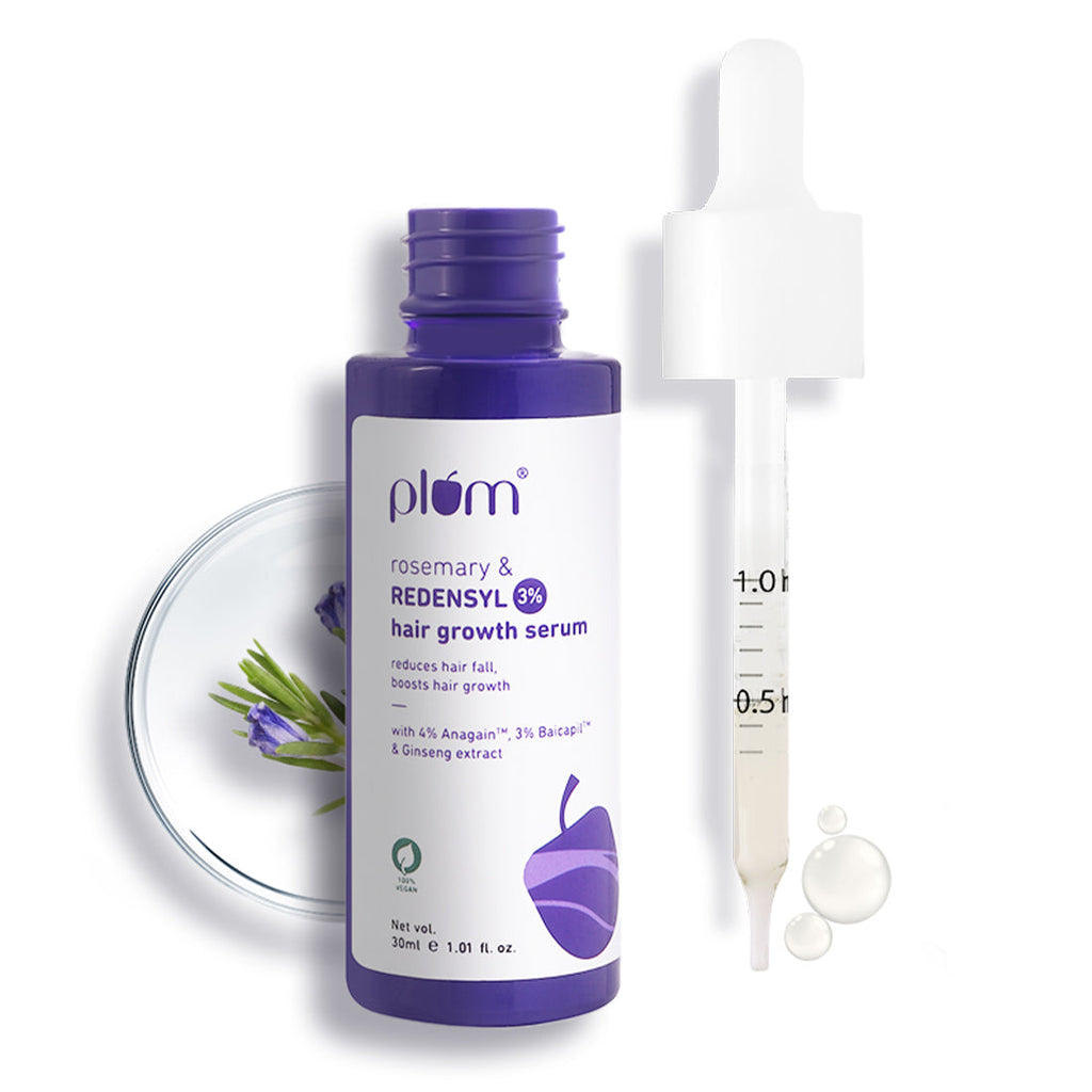 Plum Rosemary & 3% Redensyl Hair Growth serum