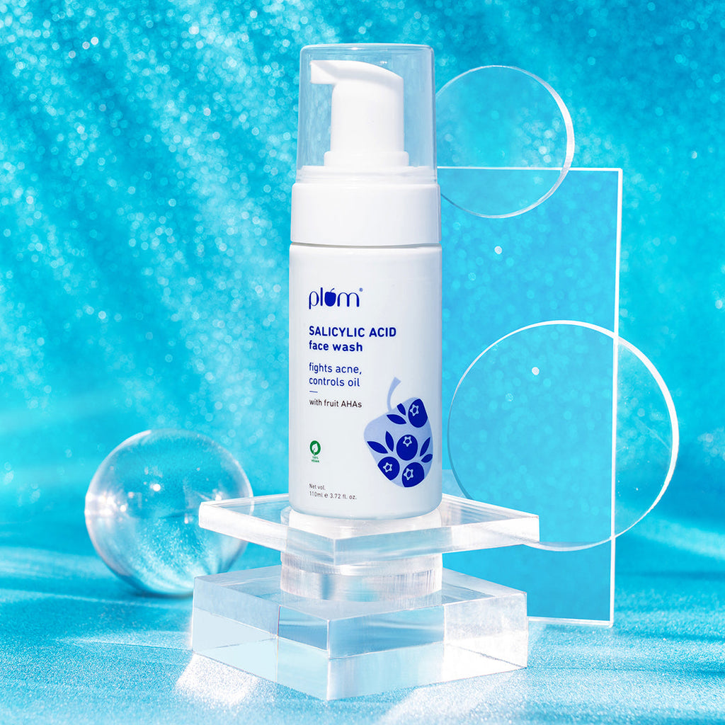 Plum 1% Encapsulated Salicylic Acid Foaming Face Wash for Acne
