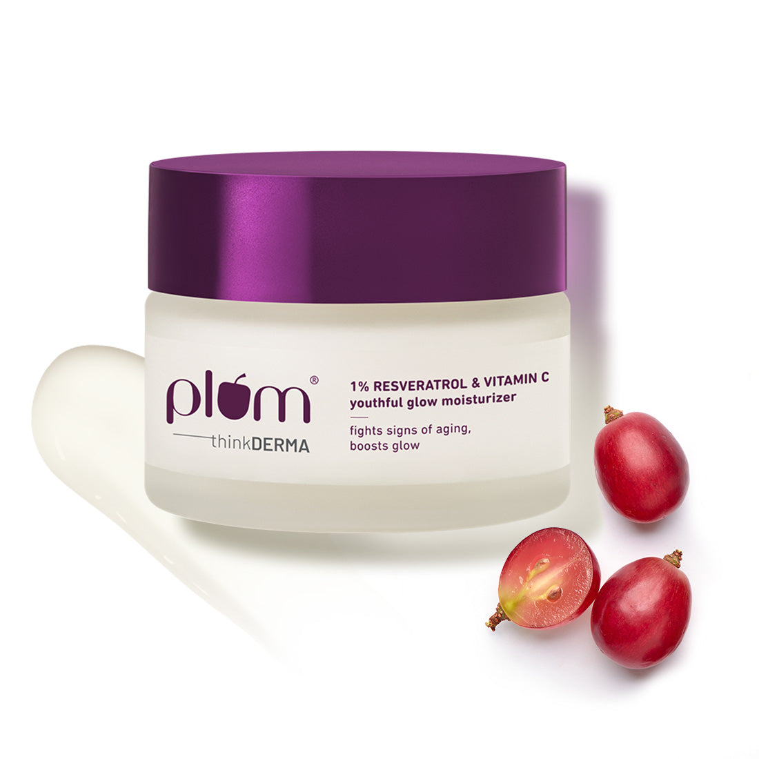Plum 1% Resveratrol & Vitamin C Youthful Glow Moisturizer