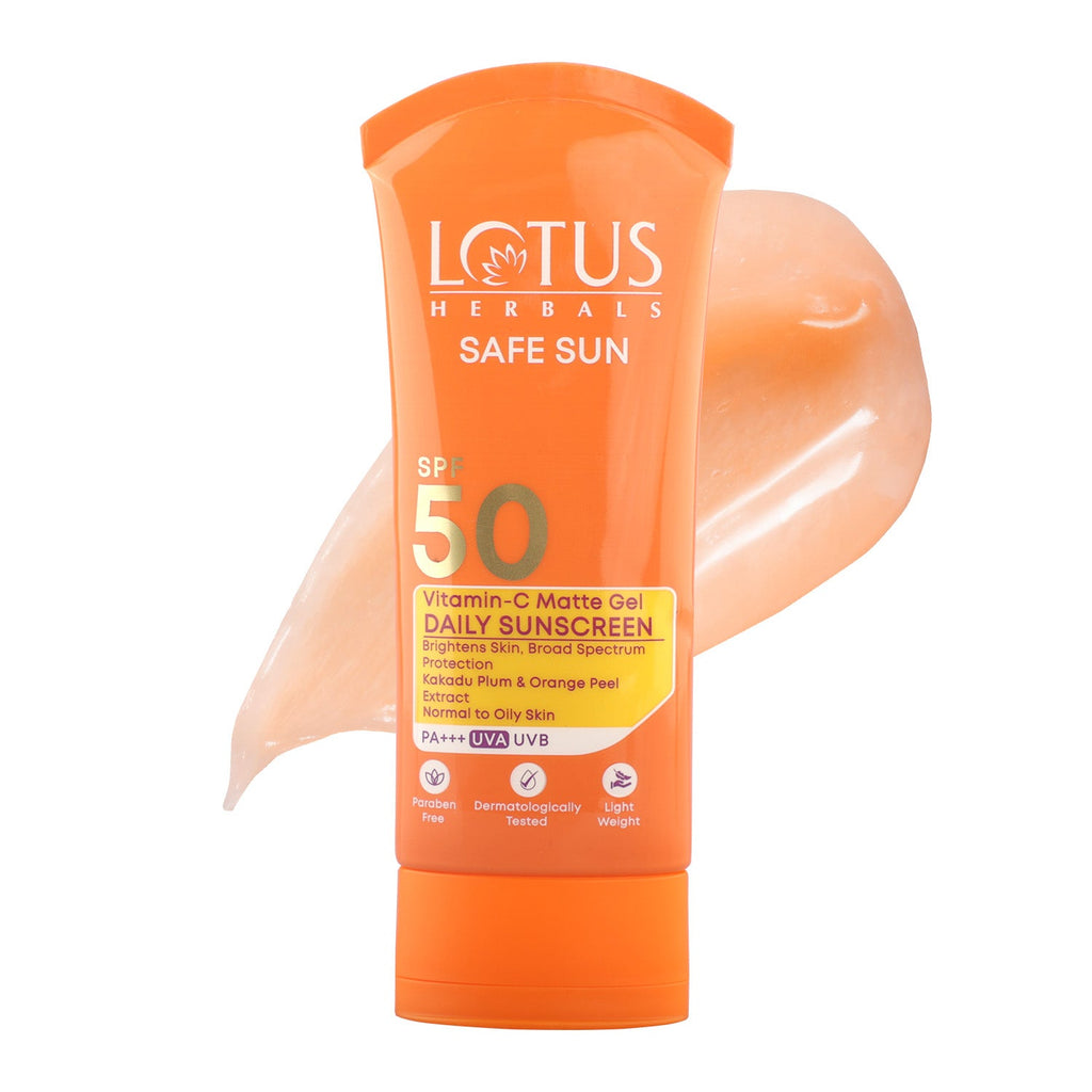 Lotus Safe Sun Vitamin-C MatteGEL Daily Sunscreen SPF 50