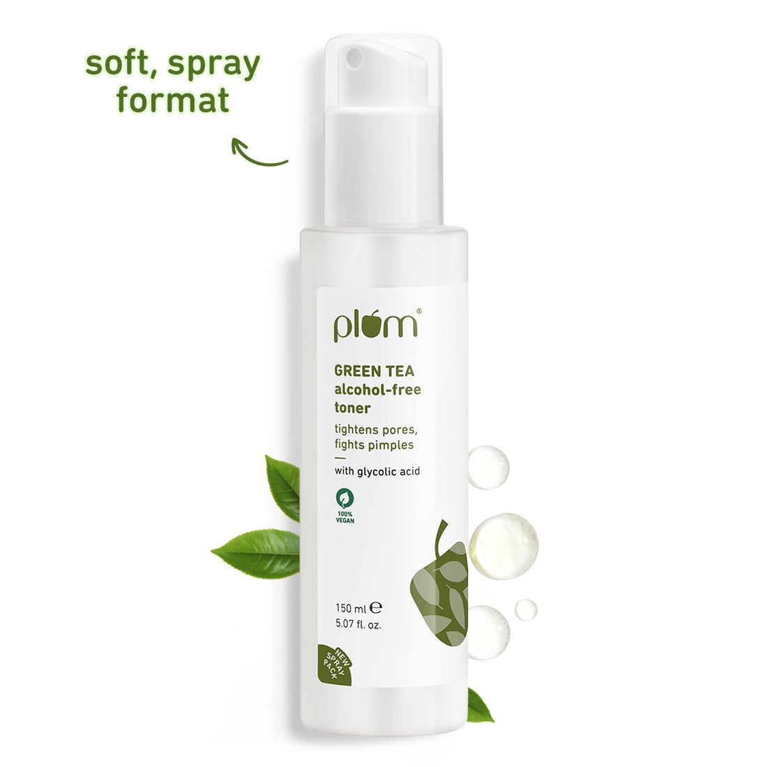 Plum Green Tea Alcohol-Free, Pore Tightening Face Toner