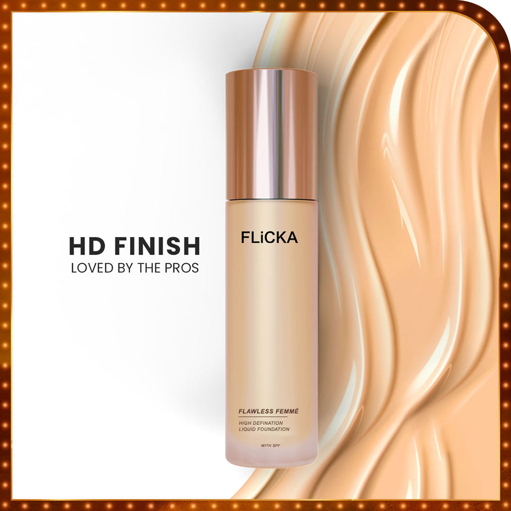 Flicka Flawless Femme HD Liquid Foundation