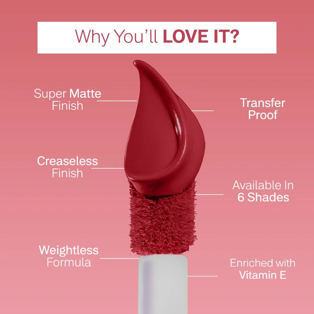 Flicka Weightless Impression Matte Liquid Lipstick