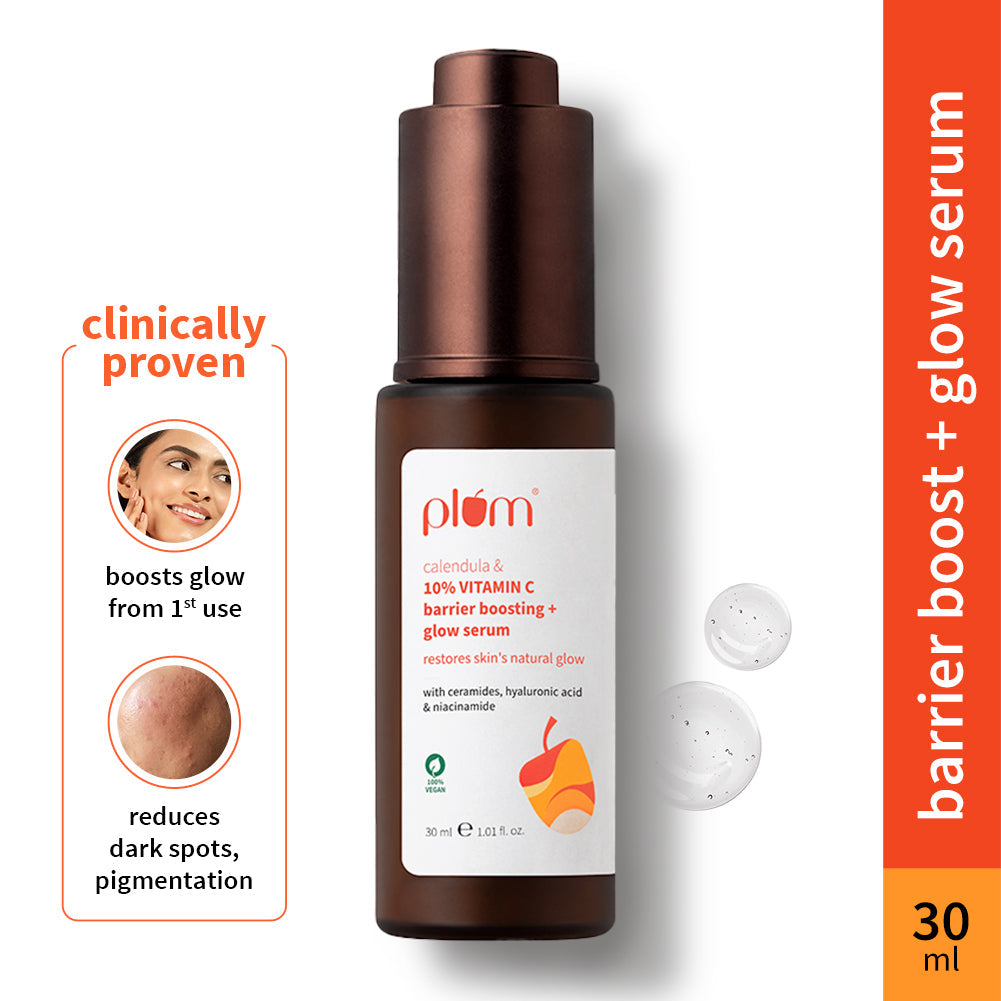Plum 10% Vitamin C Barrier Boosting + Glow Serum with Calendula