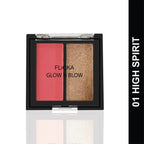Flicka GLOW N BLOW - Blusher & Highlighter