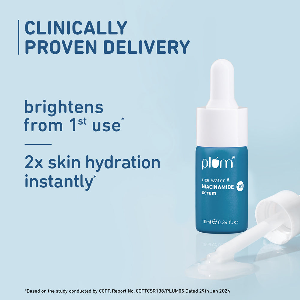 Plum 10% Niacinamide Face Serum with Rice Water