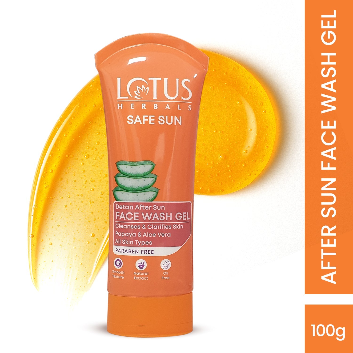 Lotus Safe Sun DeTAN Face Wash Gel
