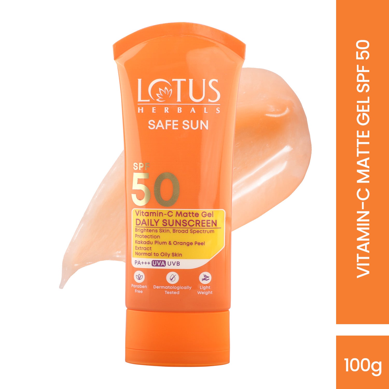 Lotus Safe Sun Vitamin-C MatteGEL Daily Sunscreen SPF 50
