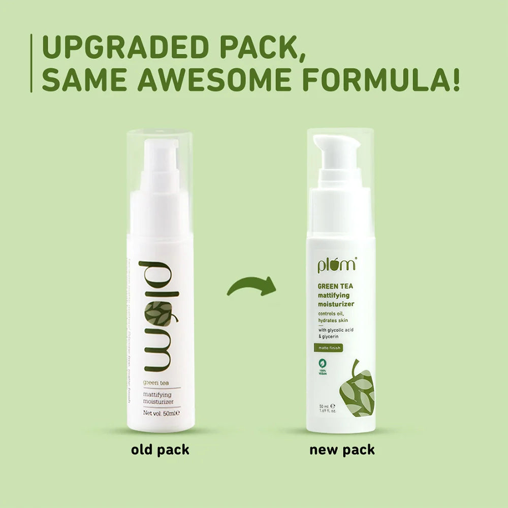 Plum Green Tea Mattifying Moisturizer for Oily Skin