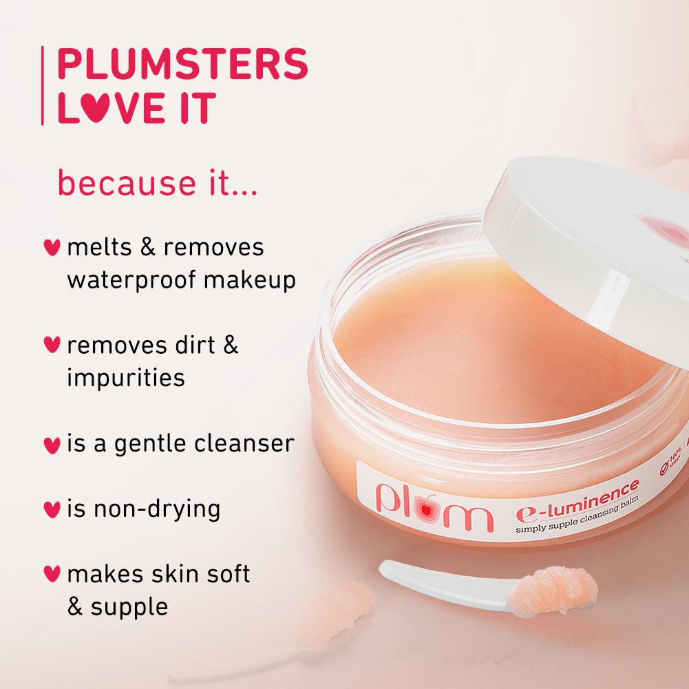 Plum E-Luminence Simply Supple Cleansing Balm For Normal, Dry Skin