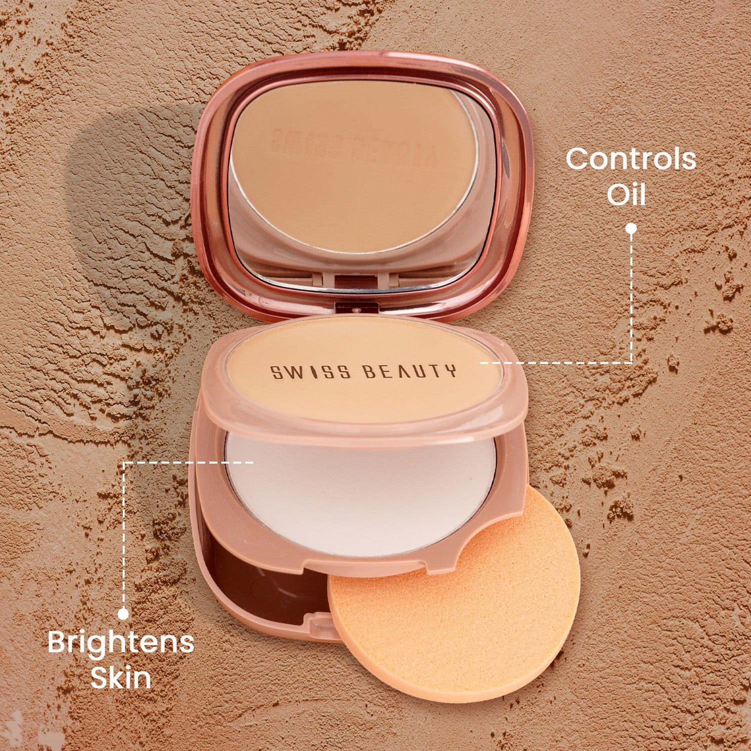 Swiss Beauty Matte & Set Duo Compact