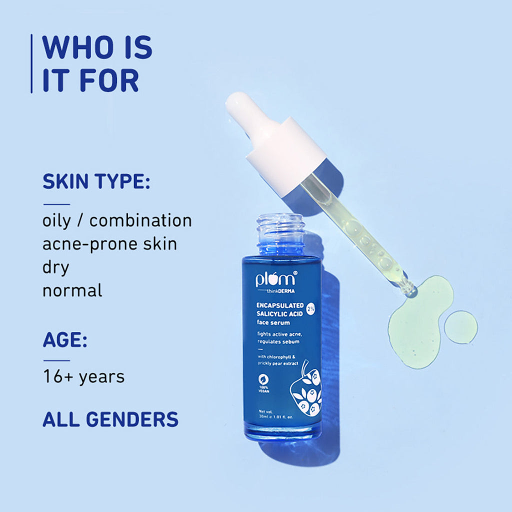 Plum 2% Encapsulated Salicylic Acid Anti-Acne Face Serum