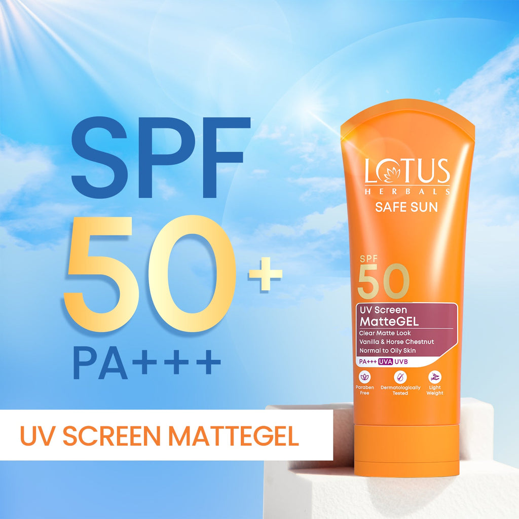 Lotus Safe Sun UV Screen MatteGEL Sunscreen SPF 50 PA+++