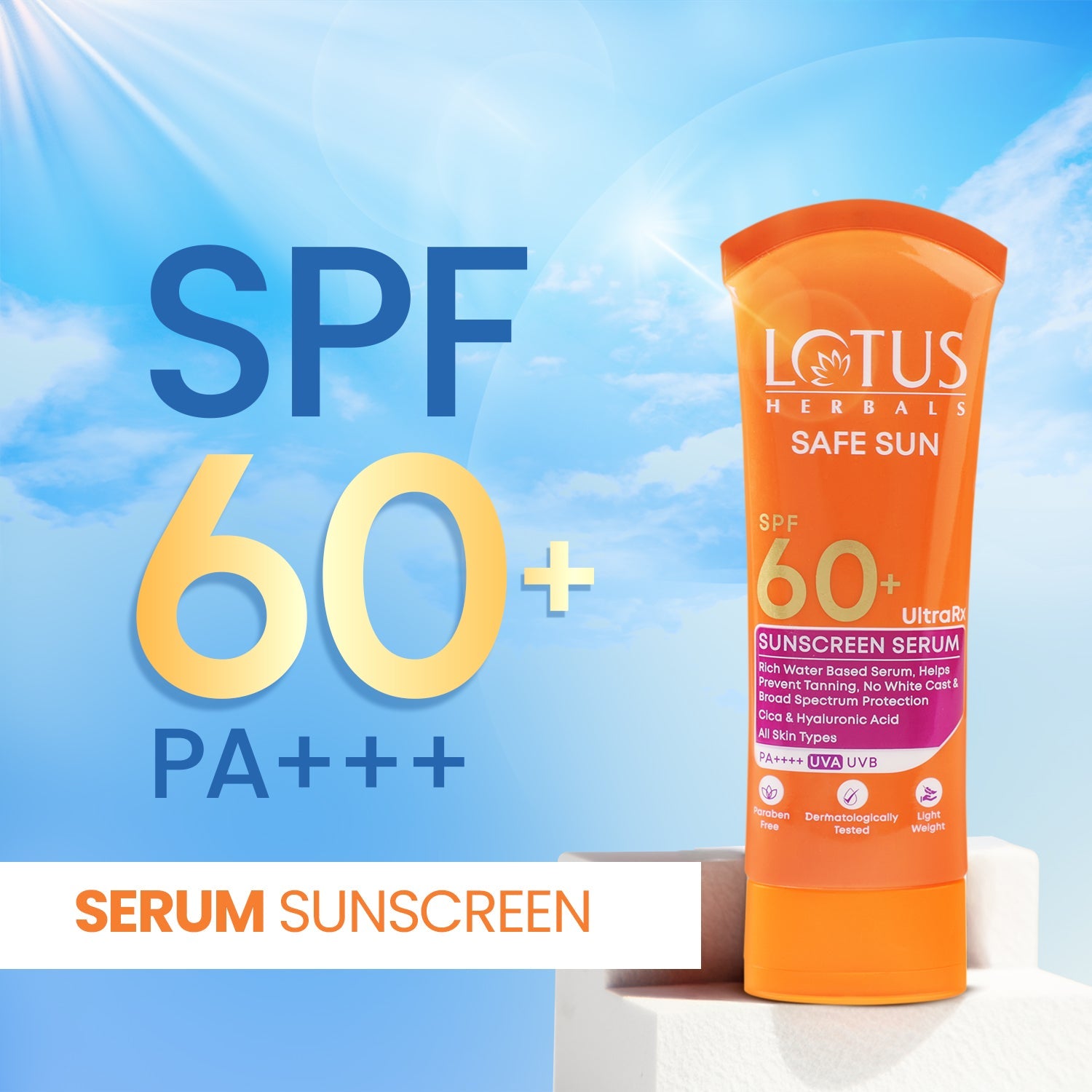 Lotus Safe Sun UltraRX Sunscreen Serum SPF 60 PA++++