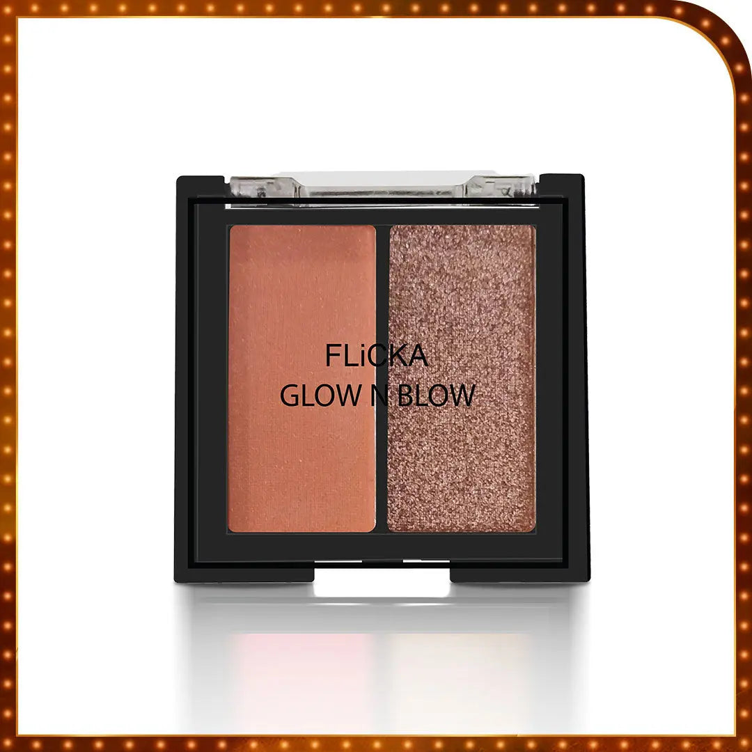 Flicka GLOW N BLOW - Blusher & Highlighter