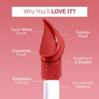 Flicka Weightless Impression Matte Liquid Lipstick