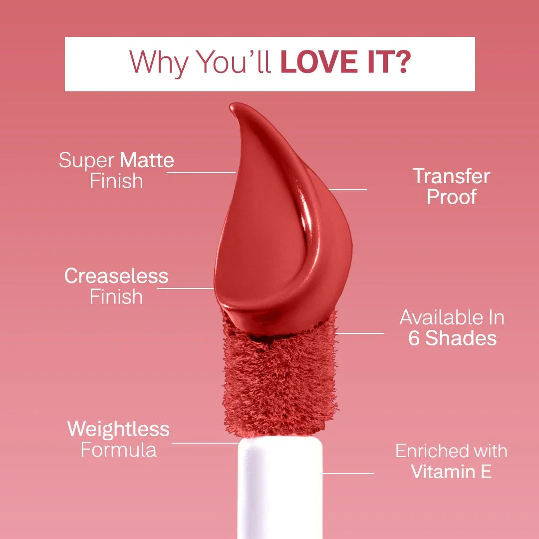 Flicka Weightless Impression Matte Liquid Lipstick