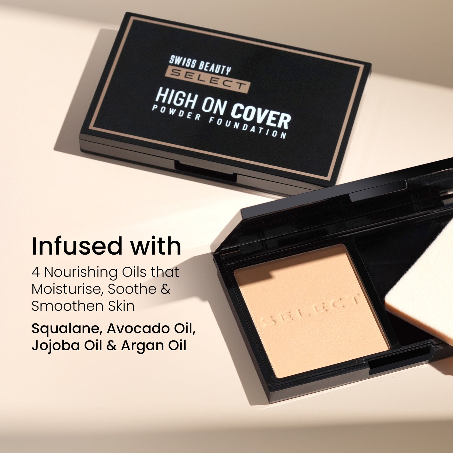 Swiss Beauty Select High On Cover Powder Foundation