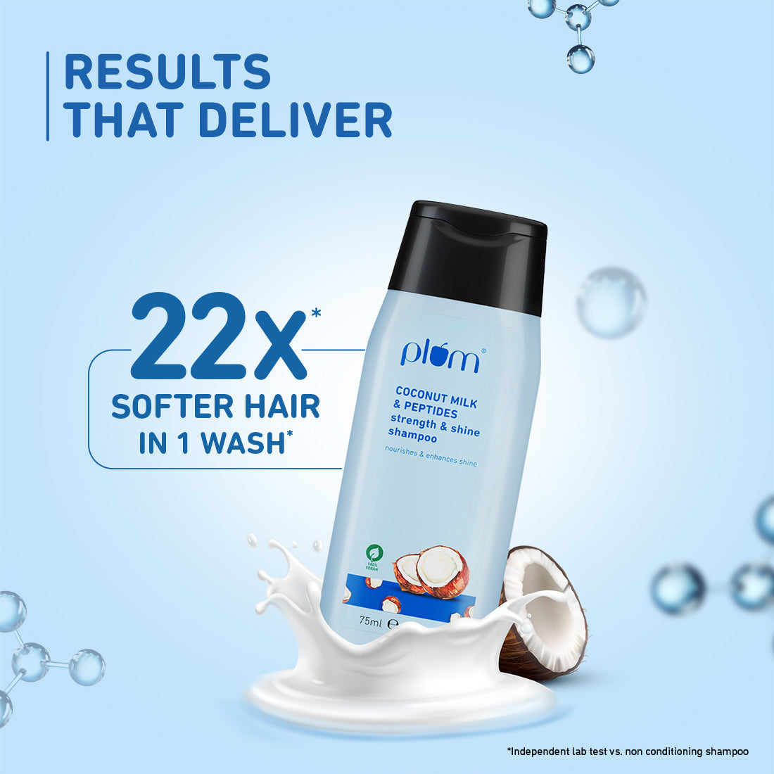 Plum Coconut Milk & Peptides Shampoo