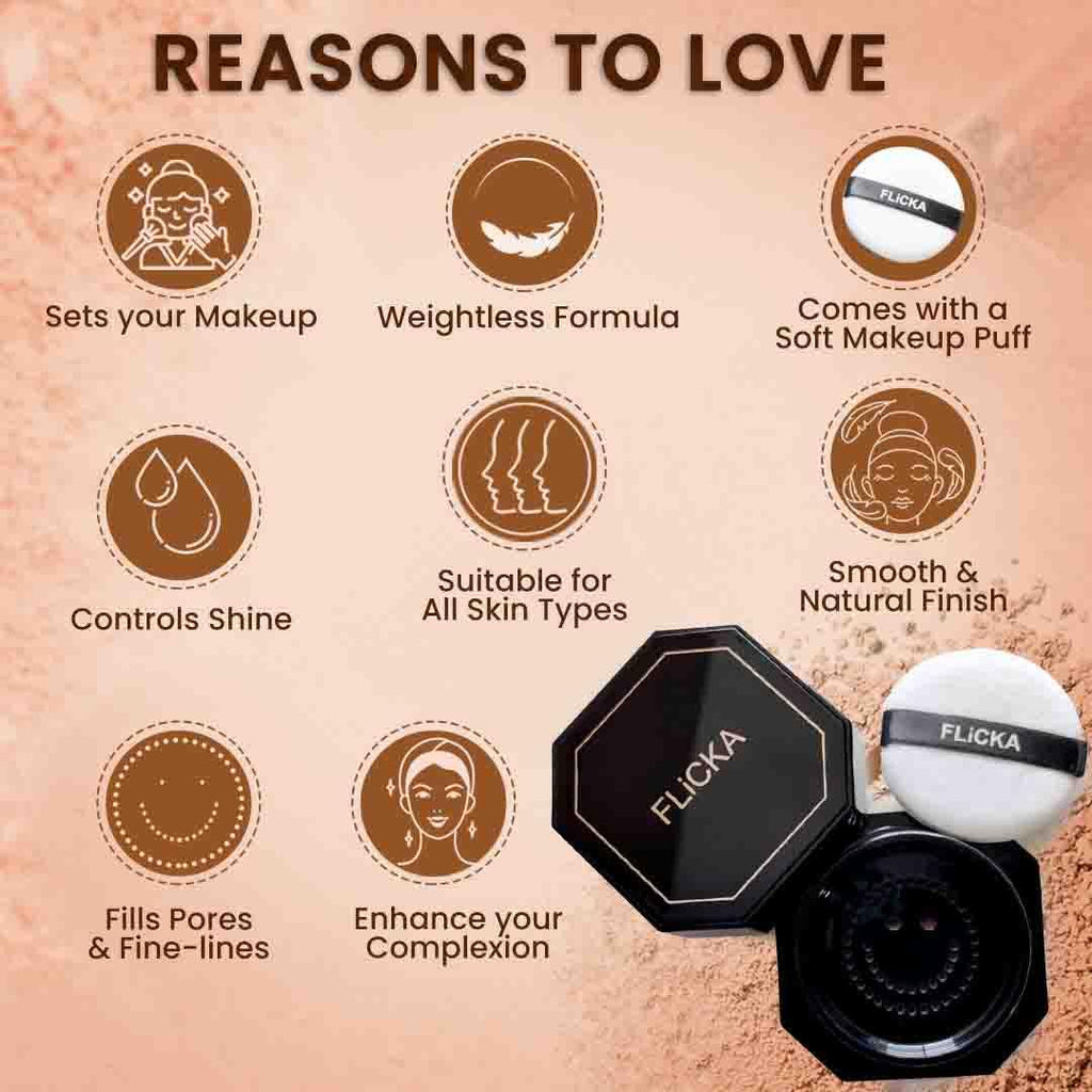 Flicka Dust It Off Loose Powder