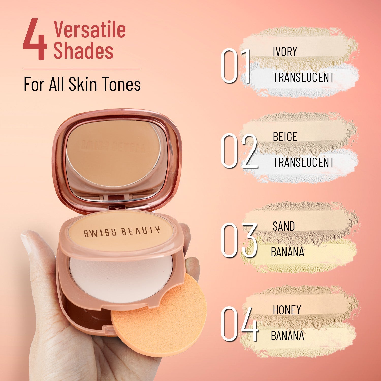 Swiss Beauty Matte & Set Duo Compact