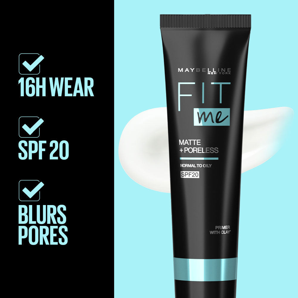Maybelline New York Fit Me Primer - Matte+Poreless (30ml)