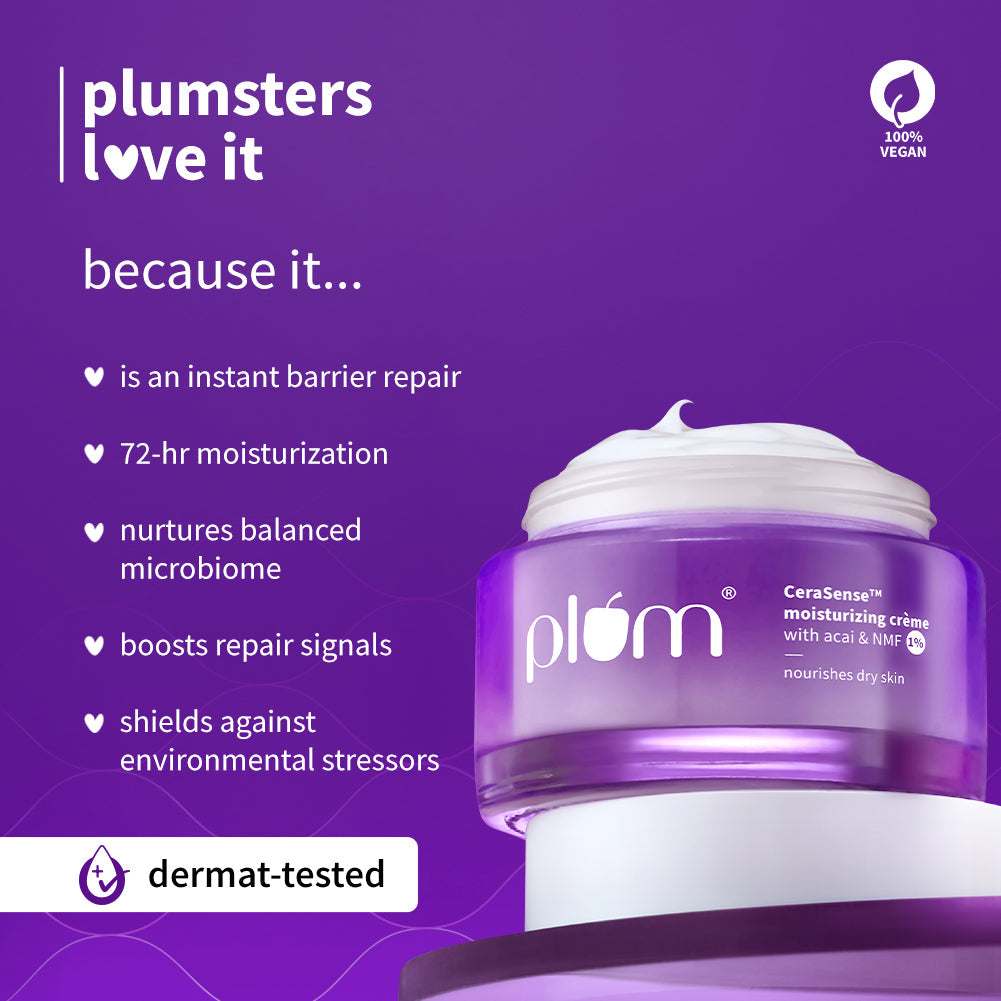 Plum CeraSense™ Moisturizing Cream with Ceramides & Peptides