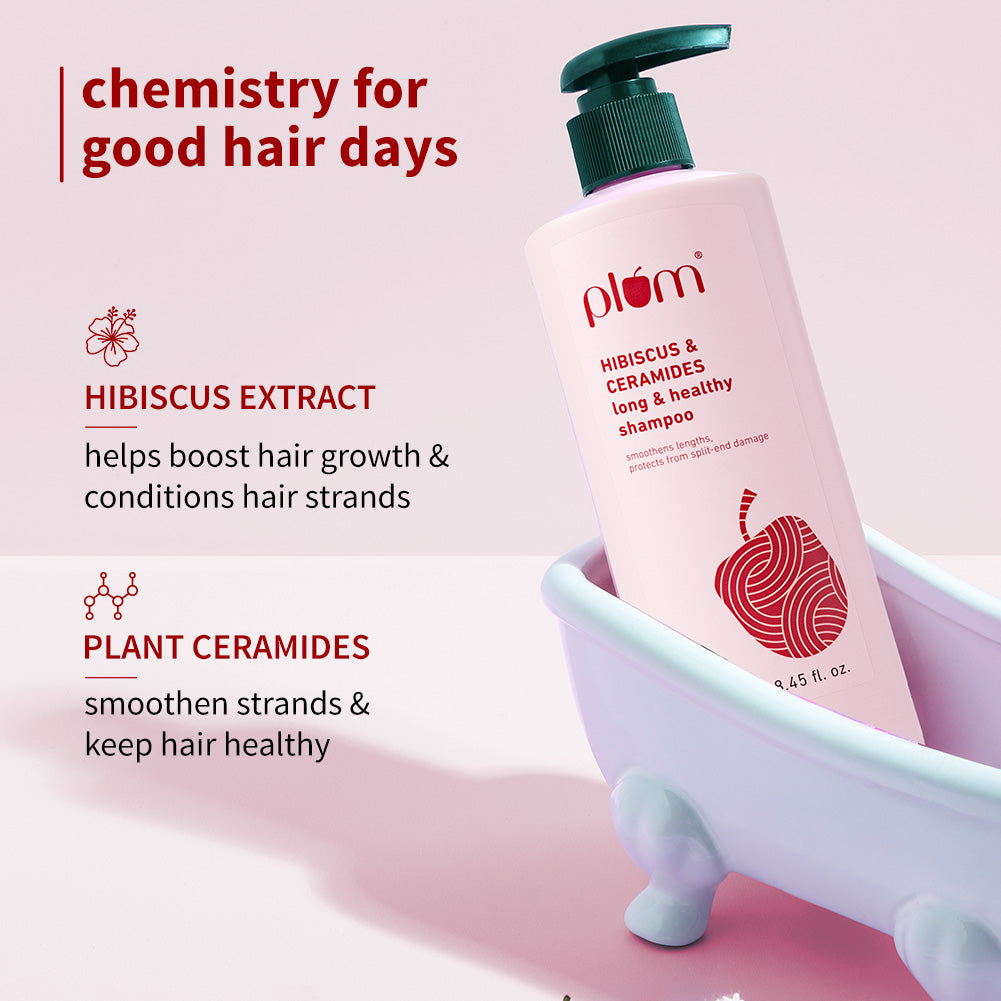 Plum Hibiscus & Ceramides Shampoo for Split Ends