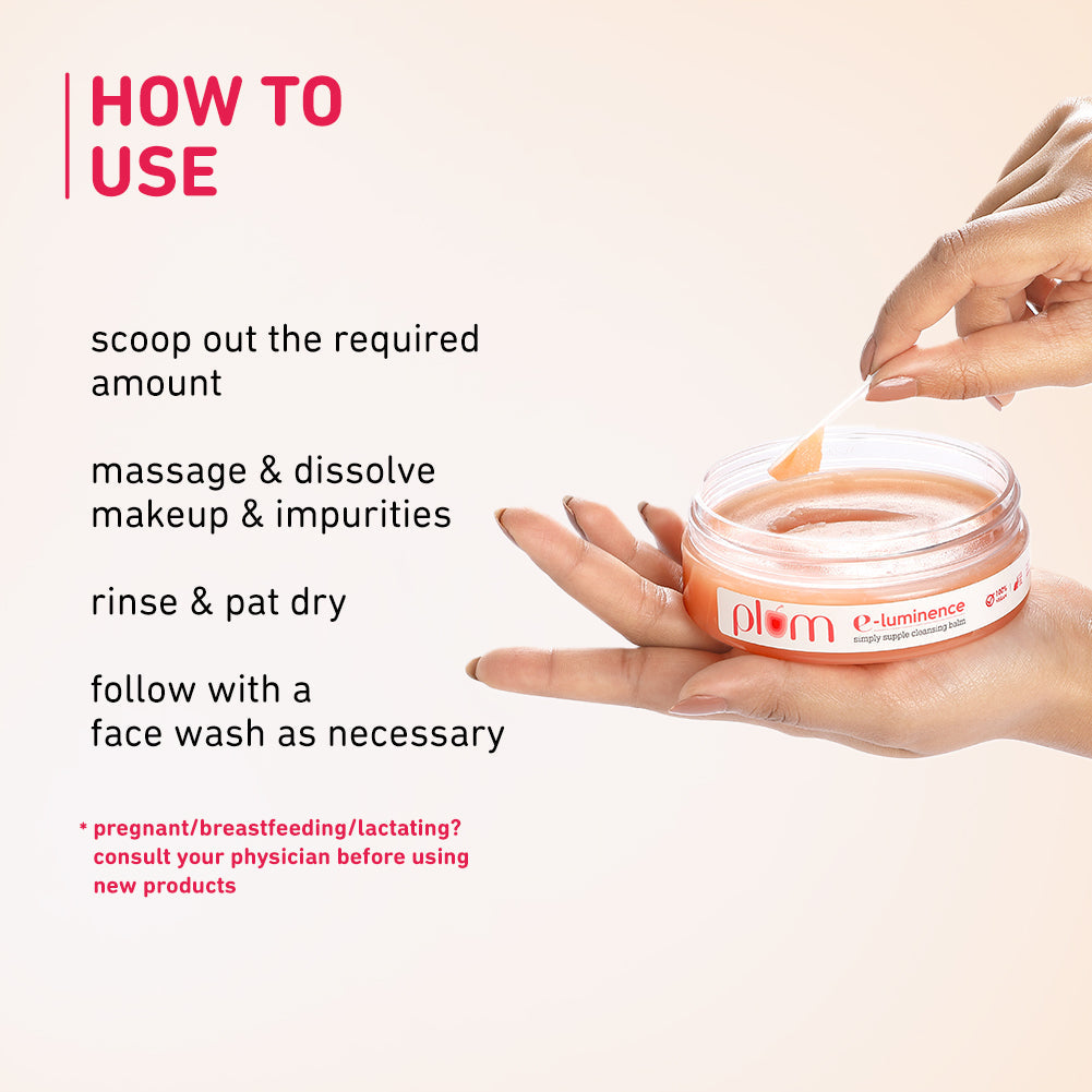 Plum E-Luminence Simply Supple Cleansing Balm For Normal, Dry Skin