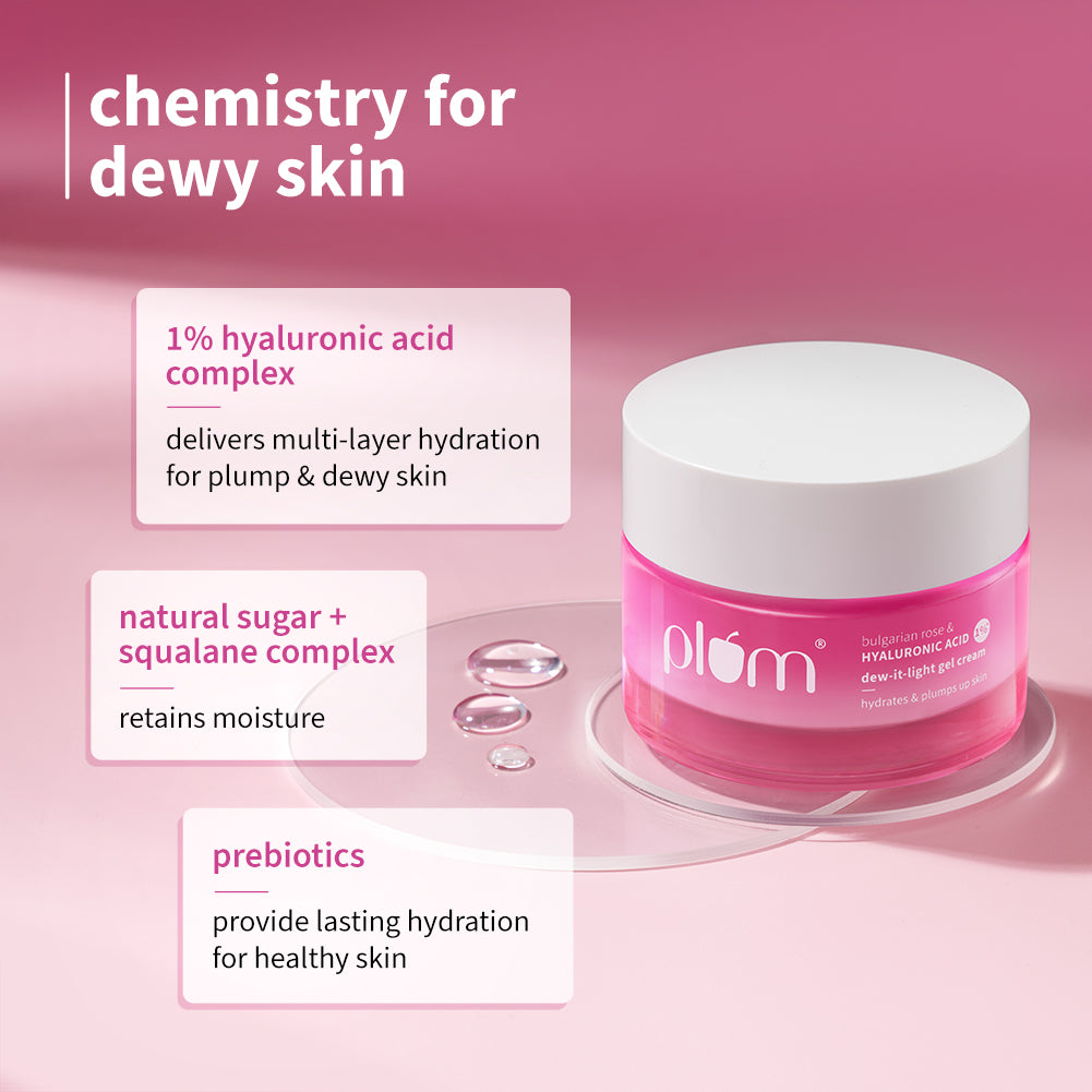 Plum Bulgarian Rose and 1% Hyaluronic Acid Cream