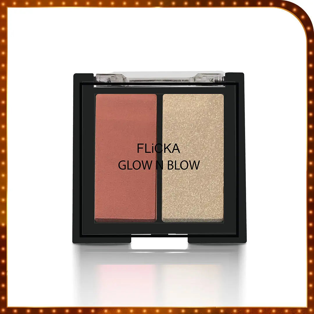Flicka GLOW N BLOW - Blusher & Highlighter