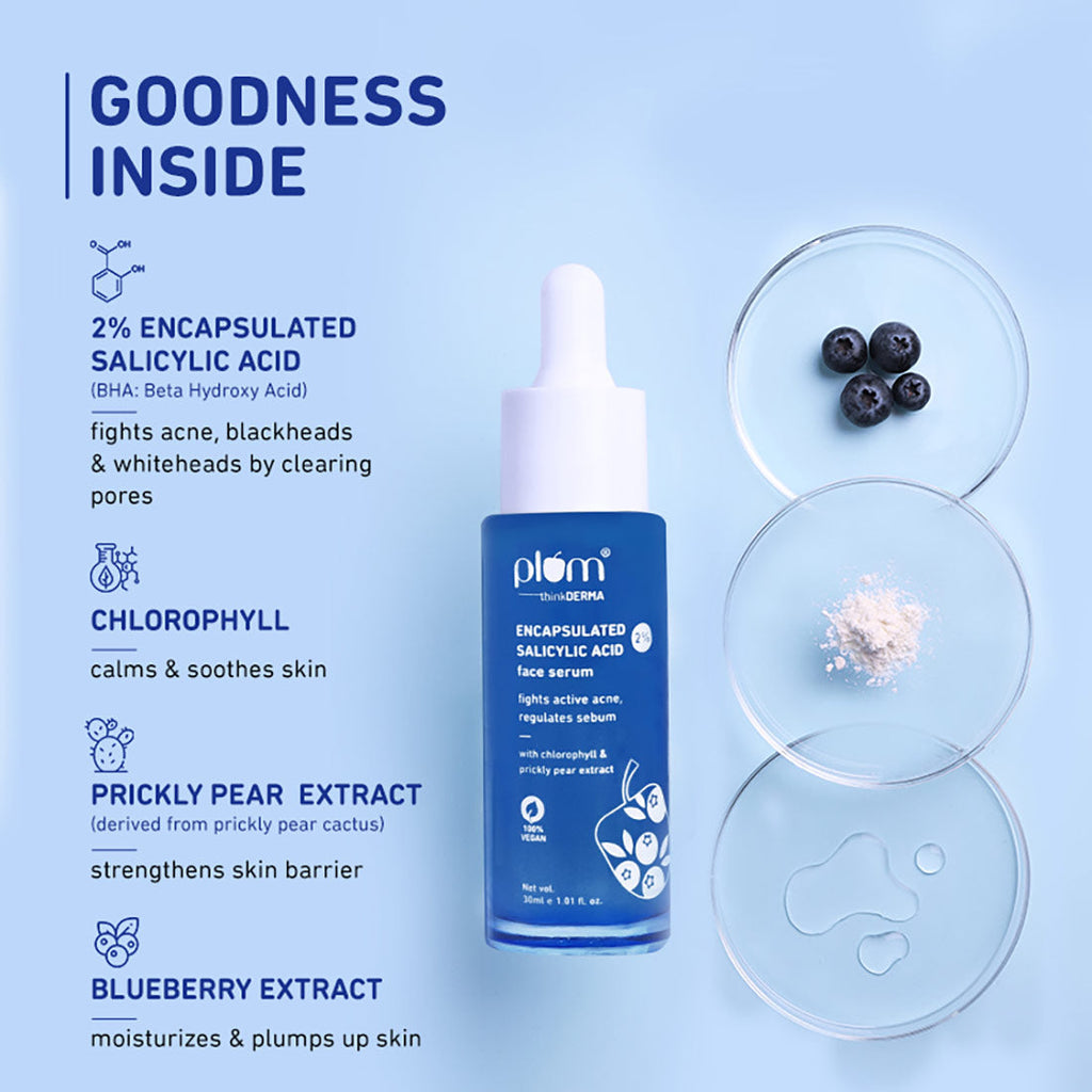 Plum 2% Encapsulated Salicylic Acid Anti-Acne Face Serum