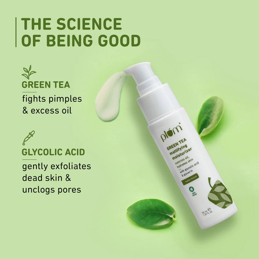 Plum Green Tea Mattifying Moisturizer for Oily Skin