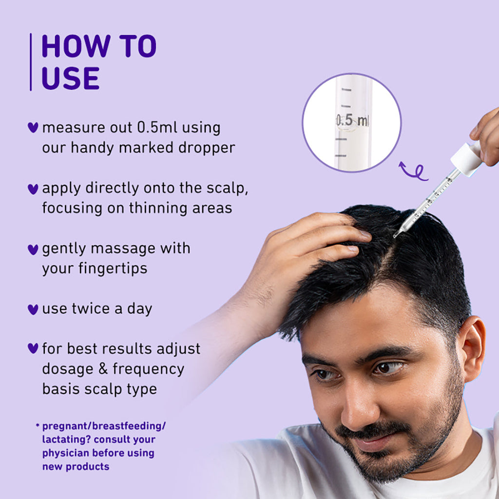 Plum Rosemary & 3% Redensyl Hair Growth serum