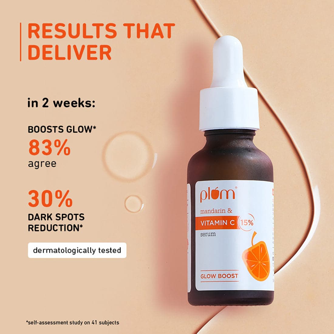 Plum 15% Vitamin C Serum with Mandarin for glowing skin