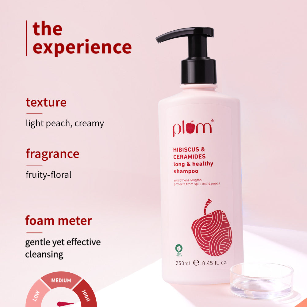 Plum Hibiscus & Ceramides Shampoo for Split Ends
