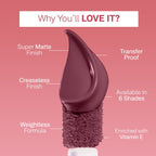 Flicka Weightless Impression Matte Liquid Lipstick