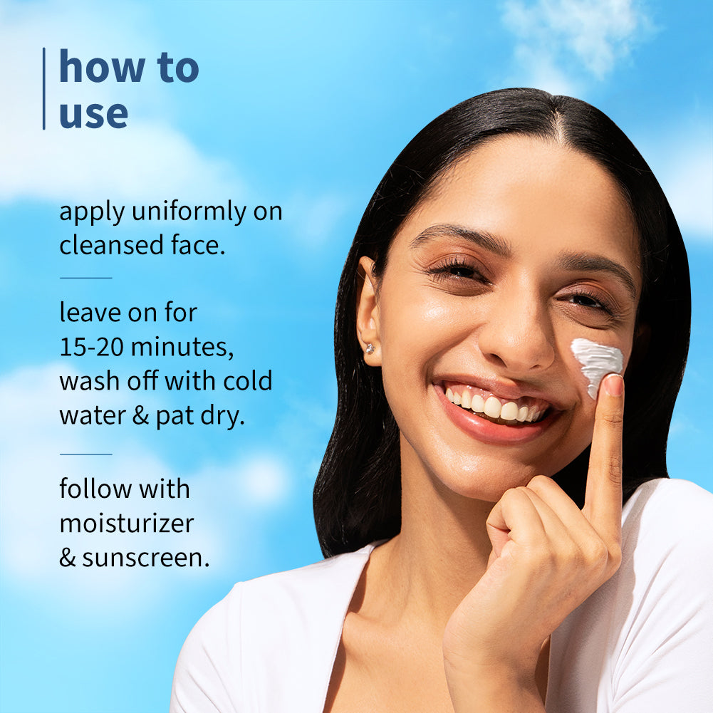 Plum Rice Water & 5% Niacinamide Cloud Whip Face Mask